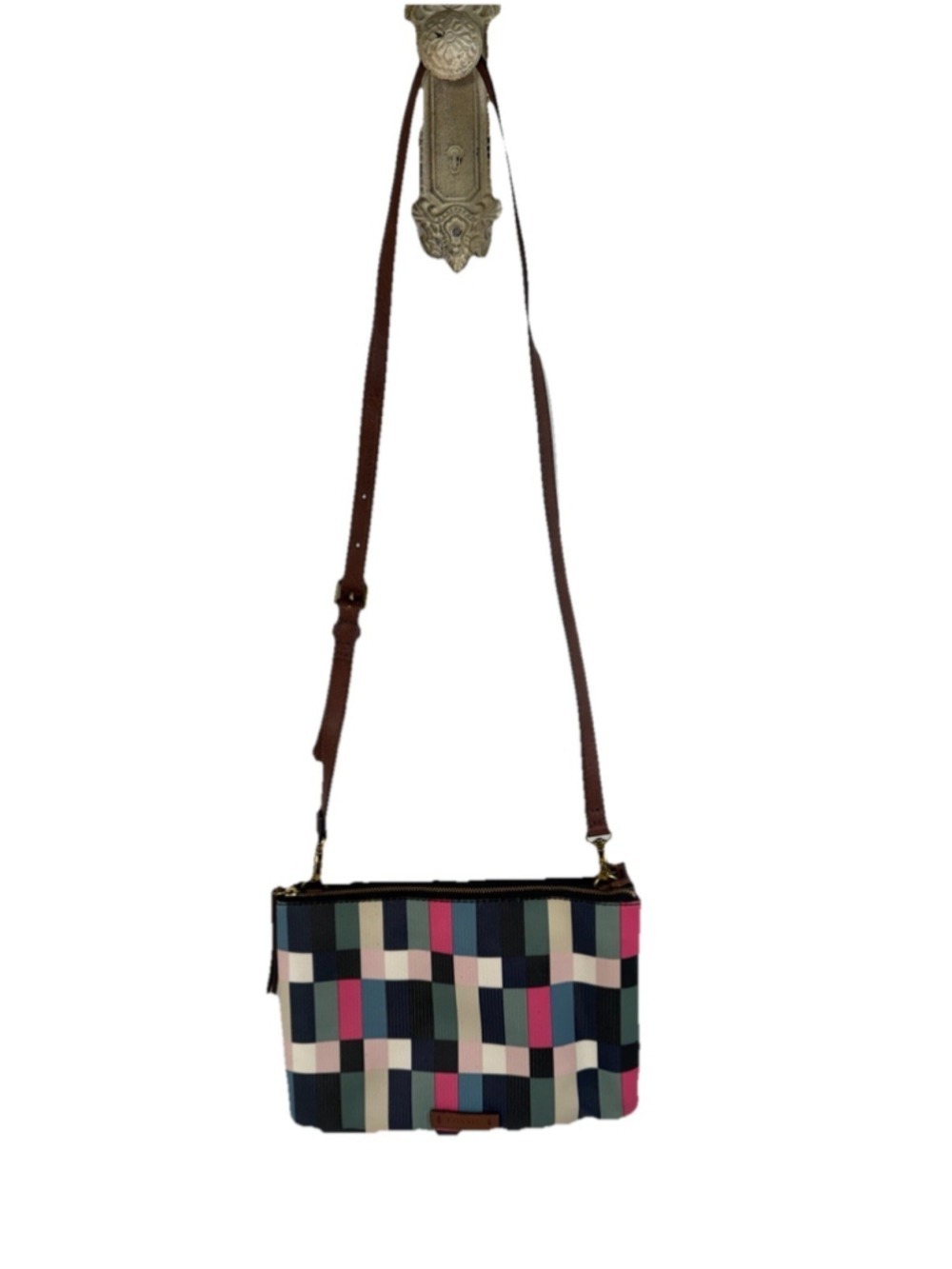 Fossil Devon Crossbody Bright Multi ZB7563997 Bag Purse Handbag Colorful